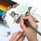 72 Colored Pencils for Adult Coloring Books, Soft Core, Artist Sketching Drawing Pencils Art Craft Supplies, Coloring Pencils Set Gift for Adults Kids Beginners